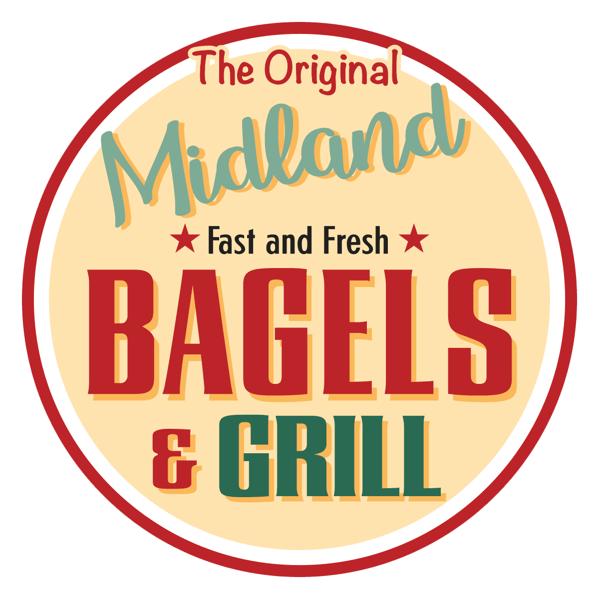 Midland Bagels Logo